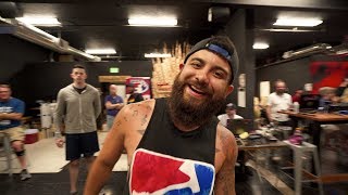 World Axe Throwing League 2019 Interview Eric Enriquez [upl. by Downes]