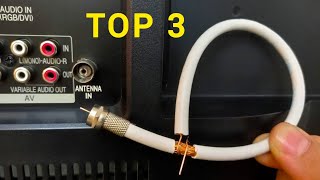 TOP 3 DIY Antennas for Watching Digital Channels Around the World [upl. by Niwde]