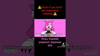 Pinku Pawlette pregnant belly inflation Japanese dub [upl. by Eatnohs556]