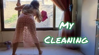 🪟4k transparent windows cleaning  clean with me the transparent windows  Ill clean in 2 minutes [upl. by Elockcin]