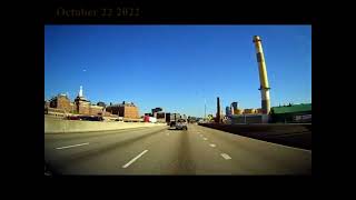 West Hartford I84 to I91 Windsor Locks connecticut october22 2022video [upl. by Shapiro]