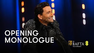 David Tennants hilarious opening monologue  EE BAFTA Film Awards 2024 [upl. by Rillis]