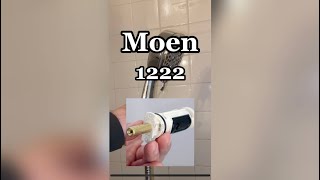 How to Replace Moen 1222 Shower Cartridge in under 2 MINS [upl. by Oilenroc]