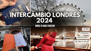 QUANTO GASTEI EM 5 MESES NO MEU INTERCÂMBIO PARA LONDRES 2024 Escola acomodação perrengues… [upl. by Fahey]