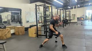 Dumbbell Lateral Lunge to Clean [upl. by Yardley400]