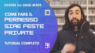 Come fare il Permesso SIAE Feste Private [upl. by Silma60]