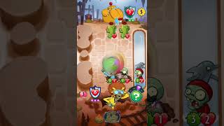 Pvz heroes plants vs Zombie action funny gametrending shorts viralpvz [upl. by Kcinimod]