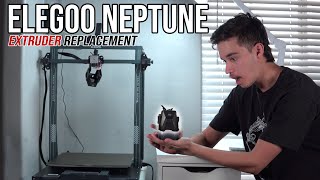 ELEGOO Neptune 3 Pro3 Plus 3 Max EASY Extruder Replacement Tutorial [upl. by Kaczer]