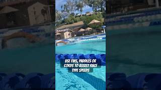 RACE PACE SWIM TRAINING FREESTYLE 8 years old swimmer [upl. by Eenyaj]