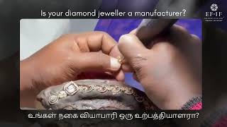 InHouse Manufacturing is our core strength  EFIF Diamond Jewellery  The Worlds Finest Diamonds [upl. by Held]