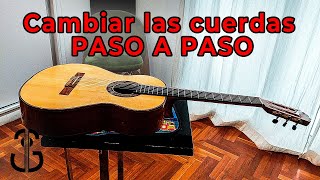 Cambiar las cuerdas a tu guitarra paso a paso [upl. by Mollie]