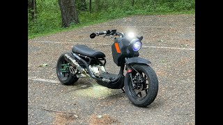 2021 MADDOG Generation V 150cc Scooter  IceBear  PMZ15022Matte Black 200 Mile Review [upl. by Chelsey]