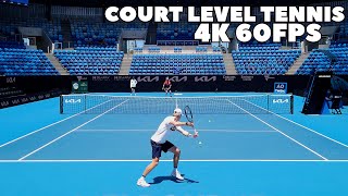 Denis Shapovalov amp Cameron Norrie Practice 2022  Court Level Groundstrokes 4K 60FPS [upl. by Itsirc838]