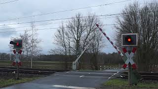 Bahnübergang Gildehaus  Railroad Crossing  Spoorwegovergang D [upl. by Asirrak]