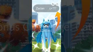 First Ever ✨ Shiny Zacian  😎 pokemongo [upl. by Meesaw918]