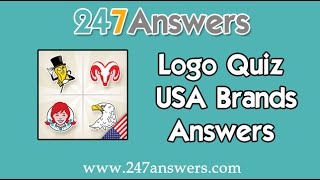 Logo Quiz USA Brands Answers 1600 Levels [upl. by Ylro]