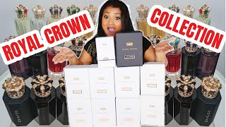 RANKING MY MASSIVE ROYAL CROWN FRAGRANCE COLLECTION  10 BOTTLES ROYAL CROWN PERFUME NICHE PERFUME [upl. by Eeresid443]