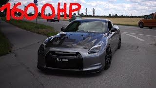 1600HP Nissan GTR ALPHA16 on the Street [upl. by Gussie76]