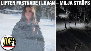 Milja 14 ströps av skidliften och svimmade ”Trodde det här var slutet” [upl. by Livia]