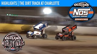 World of Outlaws NOS Energy Drink Sprint Cars  Dirt Track at Charlotte  Nov 7 2024  HIGHLIGHTS [upl. by O'Dell]