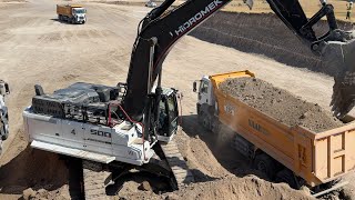 Hidromek Excavator Harfiyat Yüklüyor [upl. by Glennis]