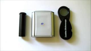 How to use the DICHROSCOPE to test gemstones for pleochroism [upl. by Keffer638]