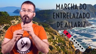 Marcha do Entrelazado de Allariz con Tin Whistle [upl. by Okubo]