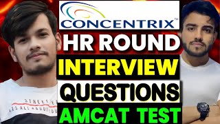 Concentrix HR Interview Round Questions amp Assessments Process  AMCATVERSANT TEST Customer Service [upl. by Assyl677]