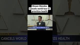 Shawn Mendes cancels world tour to prioritize mental health shorts [upl. by Ravaj]