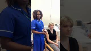 Botox injections to relieve migraines Shorts  UHL NHS Trust [upl. by Curren]