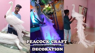 How To Create Peacock Craft art peacock crafts diy gautamguptaart [upl. by Euqilegna]