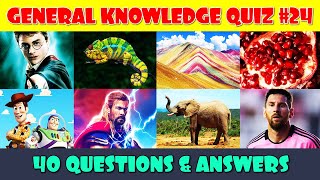 General Knowledge Trivia Quiz Part 24 [upl. by Papageno]