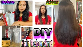 Hair Rebonding Shiseido Professional Crystallizing Hair Straightener  DIY [upl. by Ulund357]