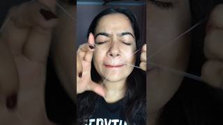 Upper Lip hair removalHow to remove Facial hair at home skincare shorts facialhair [upl. by Akirdna]