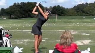 Natalie Gulbis Golf Swing [upl. by Noak]