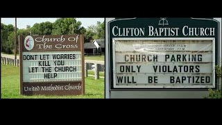 Funny Church Signs that will go to Hell [upl. by Amery]