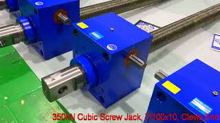 Screw Jacks  heavyduty high load capacity applications  35 tons  JTC350  grain silo lift system [upl. by Orna]