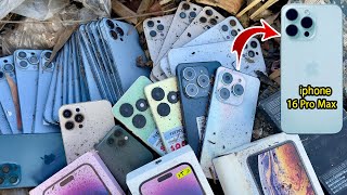 OMGRestore Destroyed phone Tecno into iPhone 16 Pro MaxFound Many phones in Garbage [upl. by Polash]