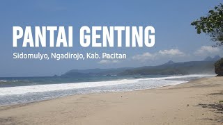 PESONA PANTAI GENTING PACITAN Melihat ombak laut selatan yang indah  Explore Yuk [upl. by Miahc993]