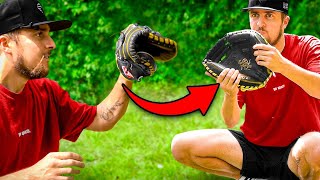 Rawlings VS Wilson Catchers Mitts 1 Ranked Box BreakIn [upl. by Batory]