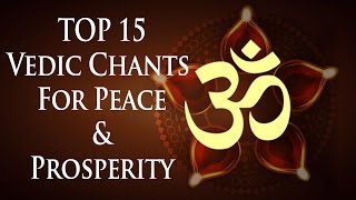 Top 15 Powerful Vedic Chants for Positive Energy Peace amp Prosperity [upl. by Anitniuq]