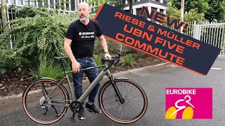 Is this a gravel bike from Riese and Müller The NEW UBN5 Commute  Review from Eurobike [upl. by Justinn59]