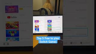 Top 5 Free to Play Switch Games  According to Reddit [upl. by Nylde377]