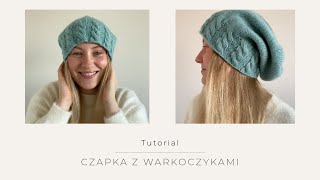 TUTORIAL  jak zrobić czapkę z warkoczykami cz1 [upl. by Eiggam]