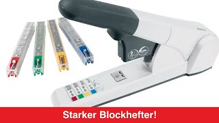 LEITZ BlockHeftgerät 5551 Stapler [upl. by Irrem]