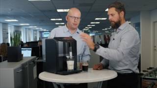 Siemens EQ 3 fuldautomatisk espressomaskine [upl. by Ecnar]