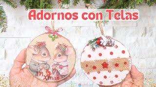 Ideas Navideñas con Retales de Tela Moldes Yute Plantillas 🎄 Globleland [upl. by Benoit]