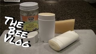 Homemade Deodorant  Bee Vlog 126  Mar 28 2014 [upl. by Junna3]