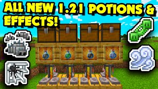 All New Minecraft 121 POTIONS amp EFFECTS Infestation Oozing Weaving amp Wind Charging Tutorial [upl. by Sivolc]