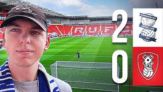 STANSFIELD STRIKES AGAIN BCFC VS ROTHERAM UNITED AWAY DAY VLOG [upl. by Ier400]